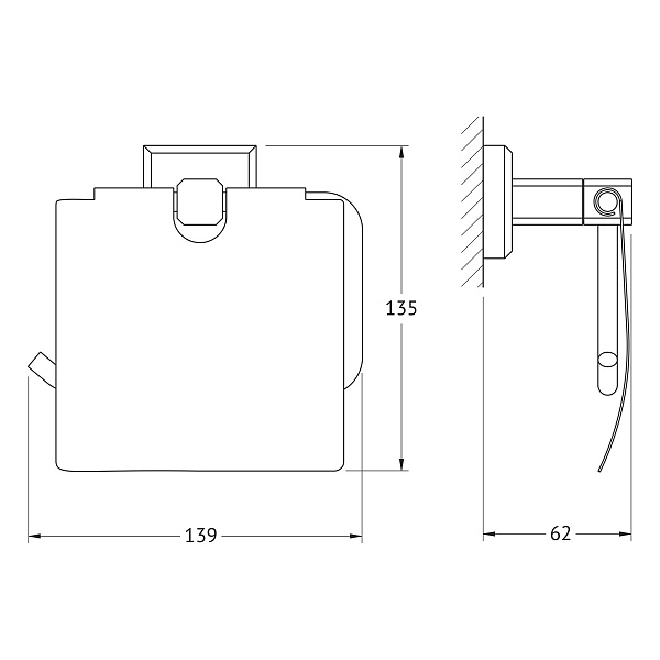 Держатель туалетной бумаги Artwelle Hagel 9926