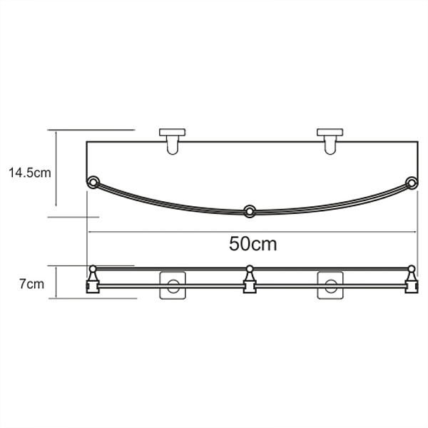 Полка WasserKraft Dill K-3944