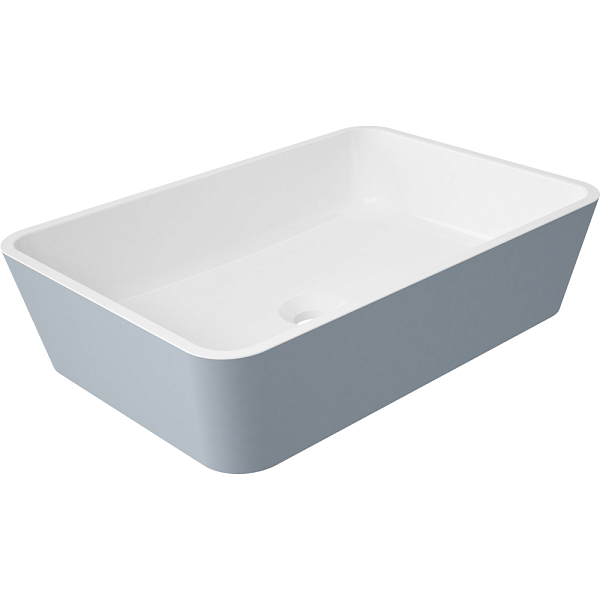 Раковина Omnires Parma PARMAUNBSP 50x35 см белый/серый