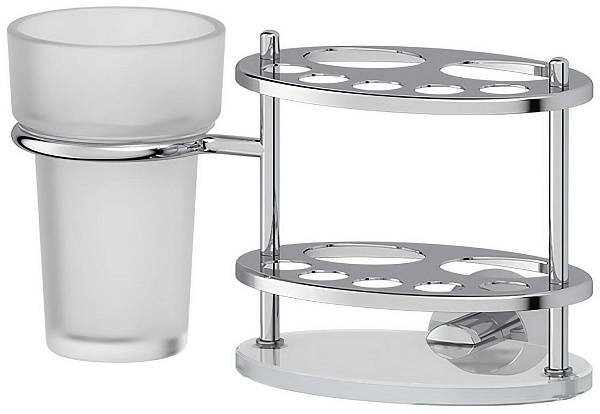 Держатель со стаканом и зубных щеток FBS Vizovice VIZ 061
