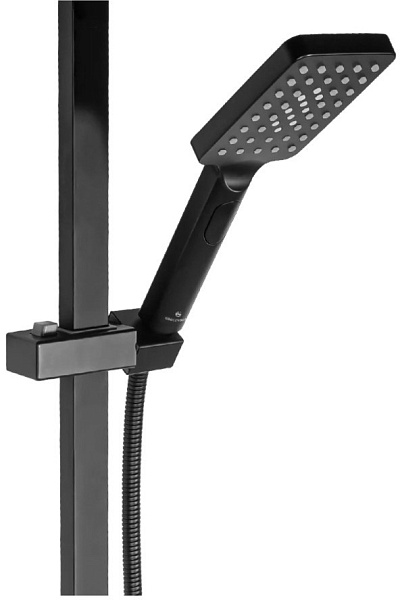 УДАЛЕН Подключение для шланга черный матовый