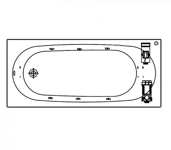 Акриловая ванна Kolpa-San Tamia Optima 160х70 QUAT