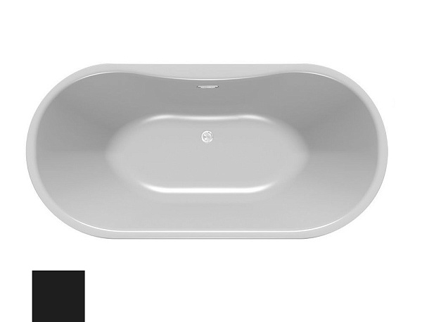 Акриловая ванна Kolpa-San Comodo-FS Air Black 185х90