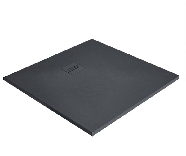 Душевой поддон с решеткой Radaway Kyntos C 90x90, antracite