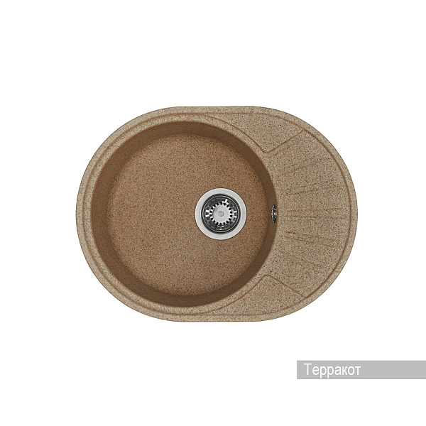 Кухонная мойка Aquaton Чезана 1A711232CS270 терракотовый