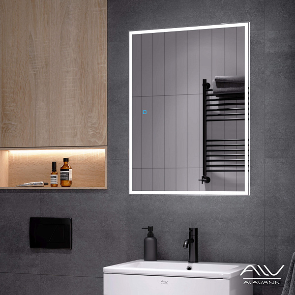 Зеркало-шкаф Alavann Rita 60 белый