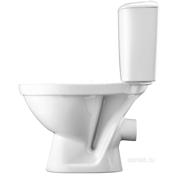 Унитаз компакт напольный Santek Паллада с горизонтальным выпуском 1.WH30.2.371
