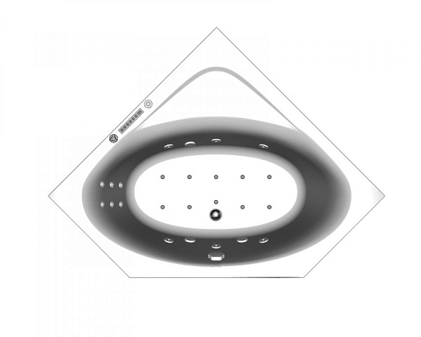 Акриловая ванна Kolpa-San Evelin Special 120х120