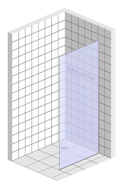 Душевая перегородка GuteWetter Glass Line GLGK-010-CLN-CM-75x220-L