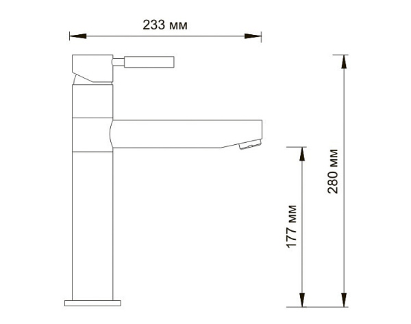 Смеситель для раковины WasserKraft Main 4104
