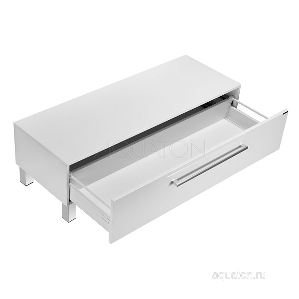 Комод Aquaton "Мадрид 120 М" белый (1 ящик)