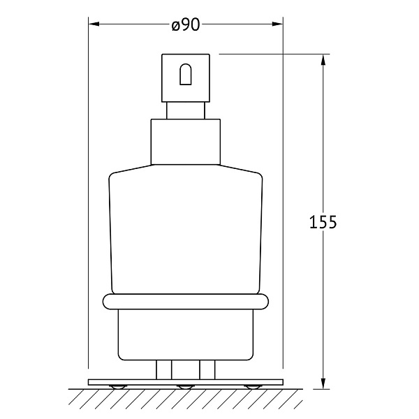 Дозатор с держателем Artwelle Universell AWE 003