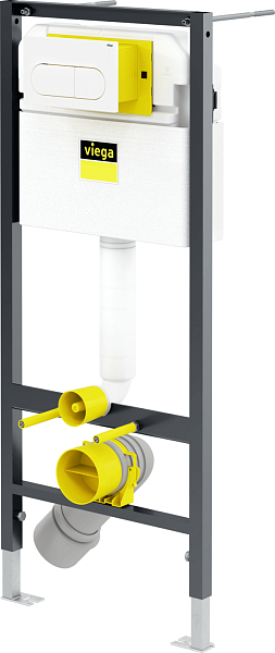 Система инсталляции для унитаза Viega Prevista Dry 8524.11 с кнопкой смыва