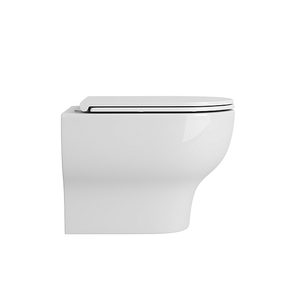 Унитаз подвесной безободковый OWL Tid Cirkel-H с сиденьем DP микролифт