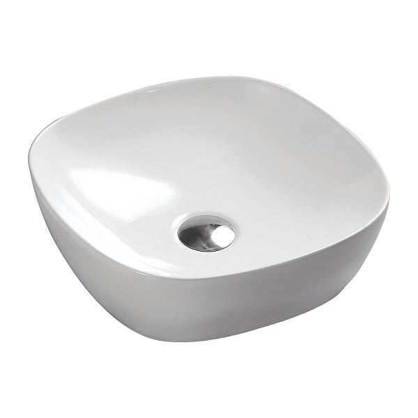 Раковина Omnires Portland PORTLAND370BP 37x37 см белый глянец