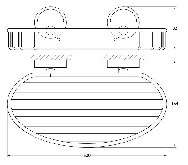 Полка-решетка FBS Luxia LUX 049
