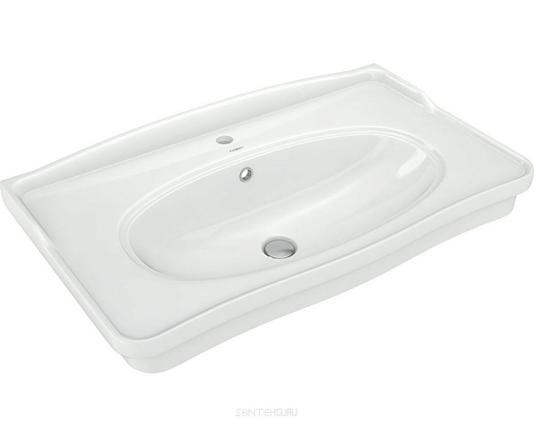 Тумба с раковиной Opadiris "Кантара 85" белый матовый