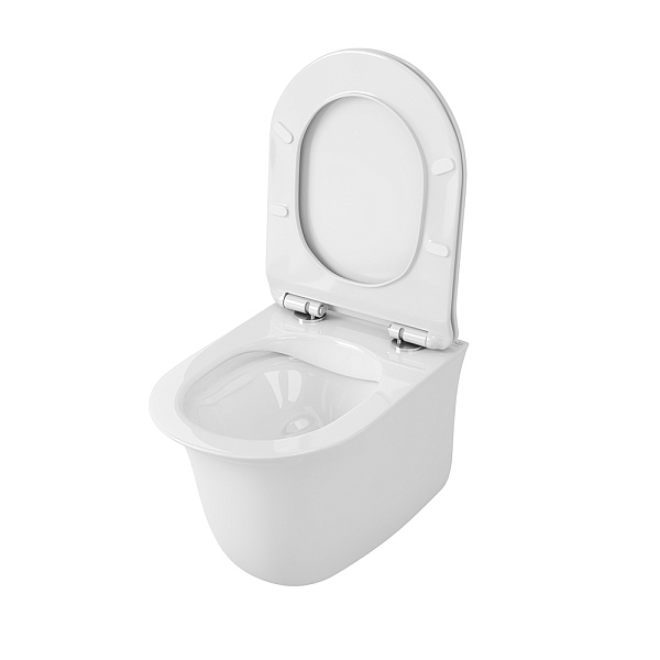 Унитаз подвесной безободковый OWL Eter Cirkel-H с сиденьем DP микролифт