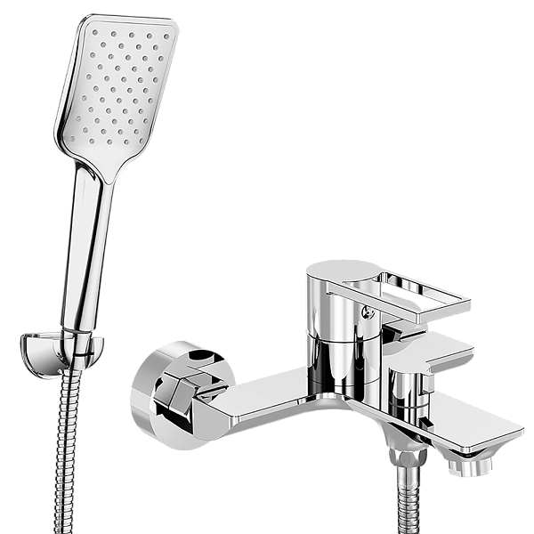 Смеситель Elghansa GALACTIK 2344515 для ванны однорычажный с душевым комплектом, хром