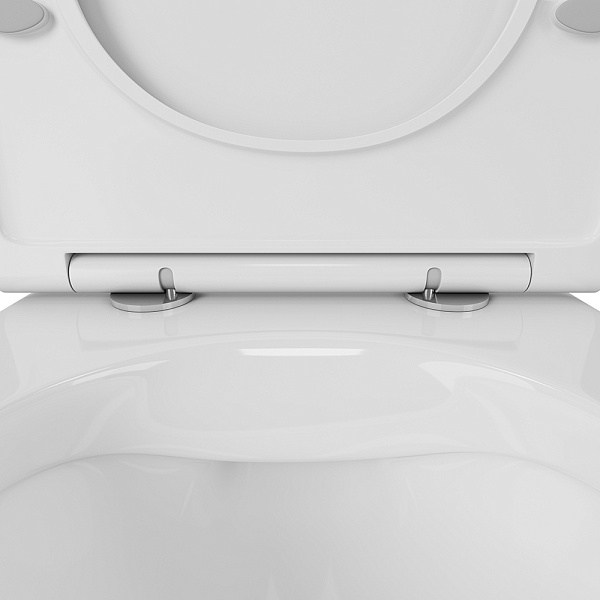 Унитаз подвесной безободковый OWL Vind Cirkel-H с сиденьем DP микролифт