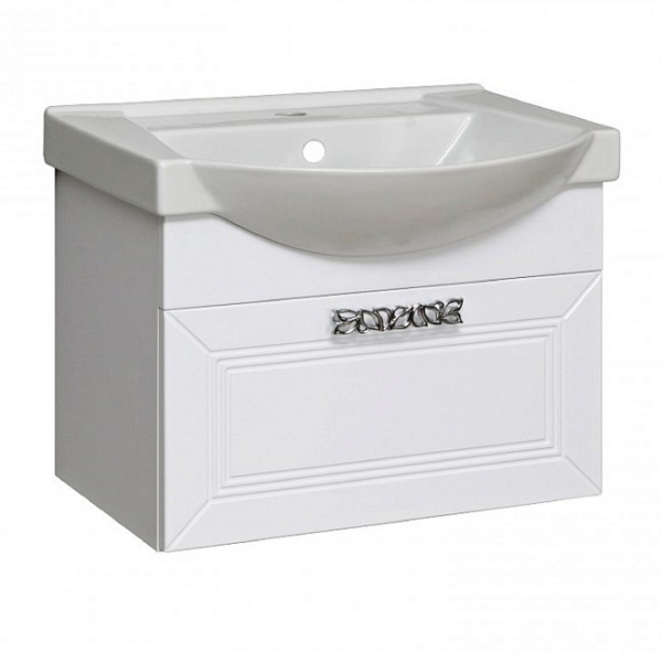 Тумба с раковиной подвесная Runo "Монро 55"