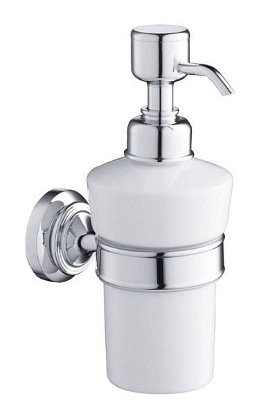 Дозатор для жидкого мыла Burlington Savoy RA55 хром/керамика