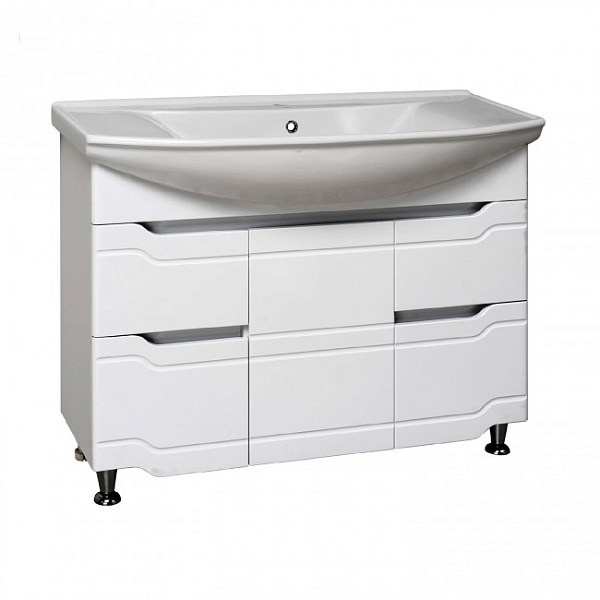 Тумба с раковиной Runo "Стиль 105"