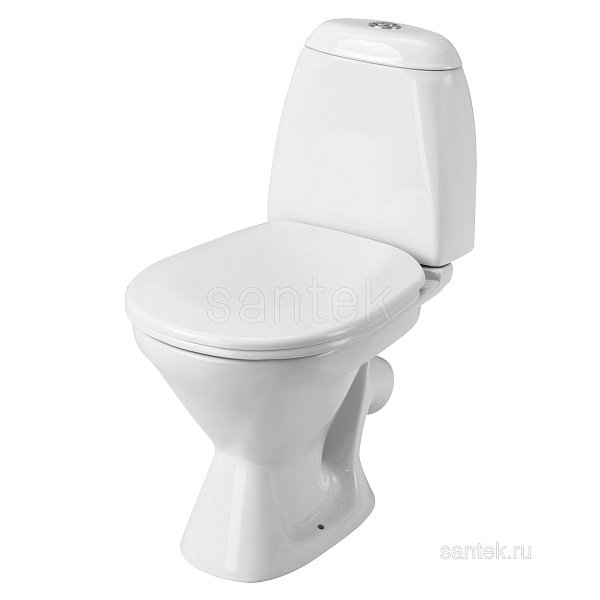Унитаз компакт напольный Santek Римини с диагональным выпуском 1.WH11.1.758