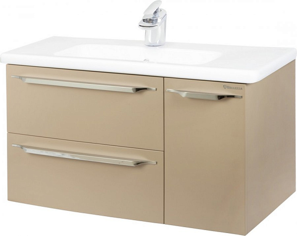 Тумба с раковиной Bellezza "Луиджи 100" капучино 