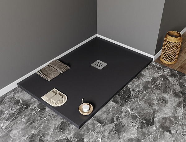 Душевой поддон Aquanet Pleasure 140х90 черный