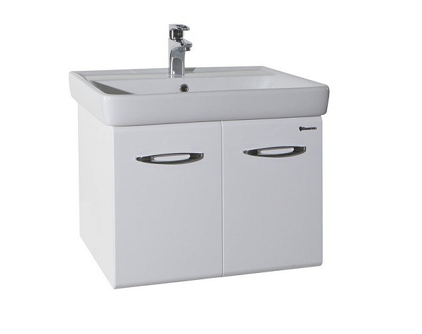 Тумба с раковиной подвесная Bellezza "Джела 60" белая