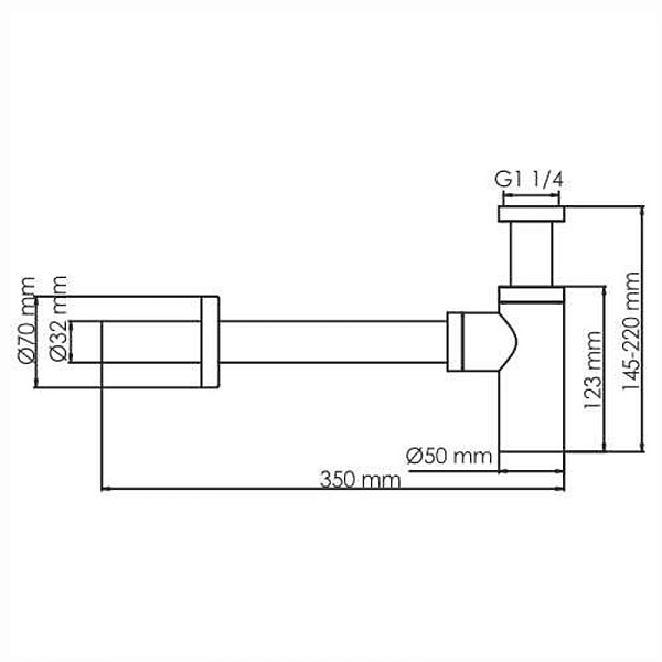Сифон для раковины WasserKraft A172