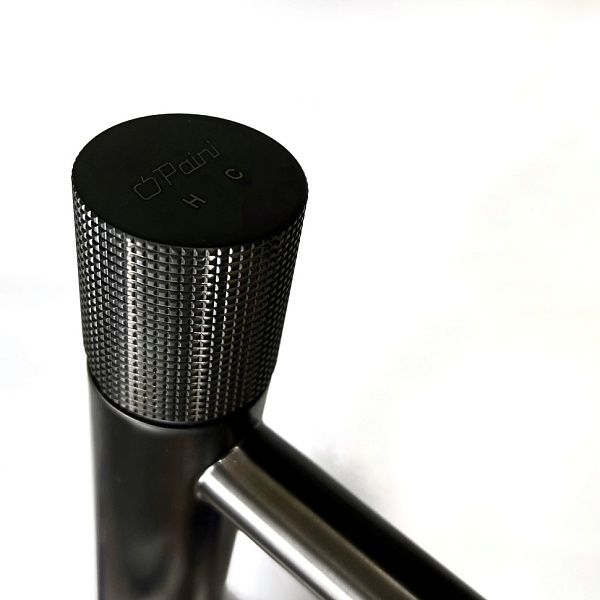 Смеситель для раковины PAINI Cox Grip 7GPZ205O черный матовый