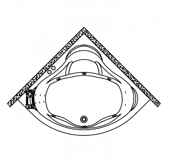 Акриловая ванна Kolpa-San Loco Optima 150х150