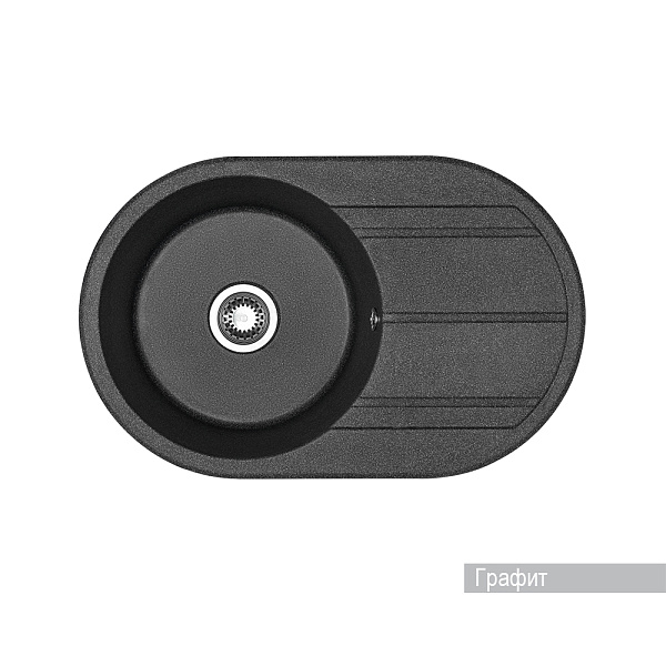 Кухонная мойка Aquaton Амира 1A712932AI210 графит