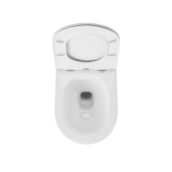 Унитаз подвесной безободковый OWL Wave Cirkel-H с сиденьем DP микролифт