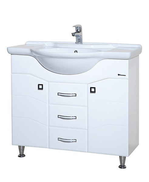 Тумба с раковиной Bellezza "Джулия 85" белая 