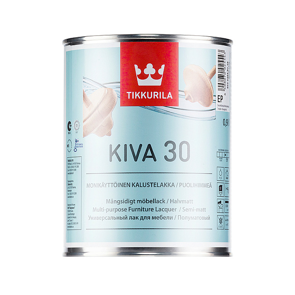 Лак Tikkurila Unica Super 20 яхтный полуматовый
