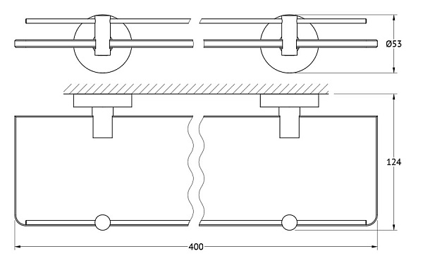 Полка Artwelle Harmonie HAR 034