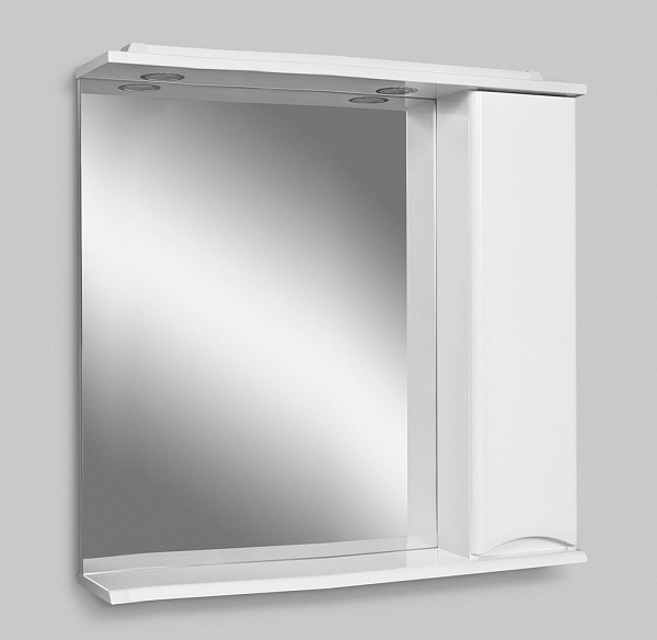 Зеркало-шкаф AM.PM Like 80 R M80MPR0801WG белый глянец