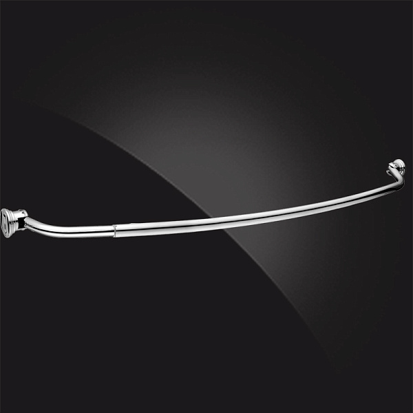 Карниз для ванной комнаты дуговой Elghansa Monterno CR-3-Chrome