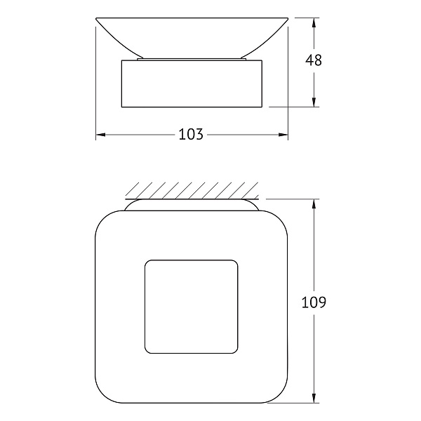Мыльница с держателем Artwelle Regen 8322