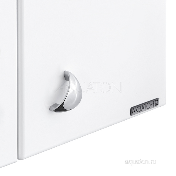 Настенный шкаф двустворчатый Aquaton "Колибри" L белый