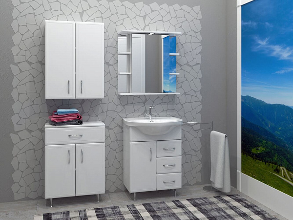 Тумба напольная Stella "Концепт 60" белая