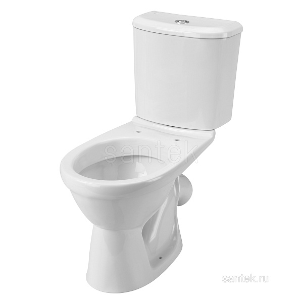 Унитаз компакт напольный Santek Бореаль с диагональным выпуском, антивсплеск 1.WH30.2.146