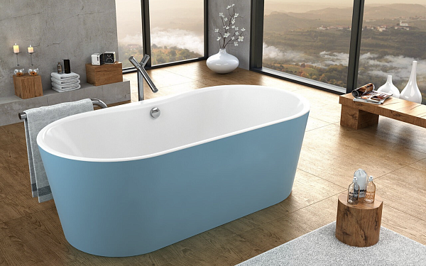 Акриловая ванна Kolpa-San Comodo-FS Air Blue 185х90