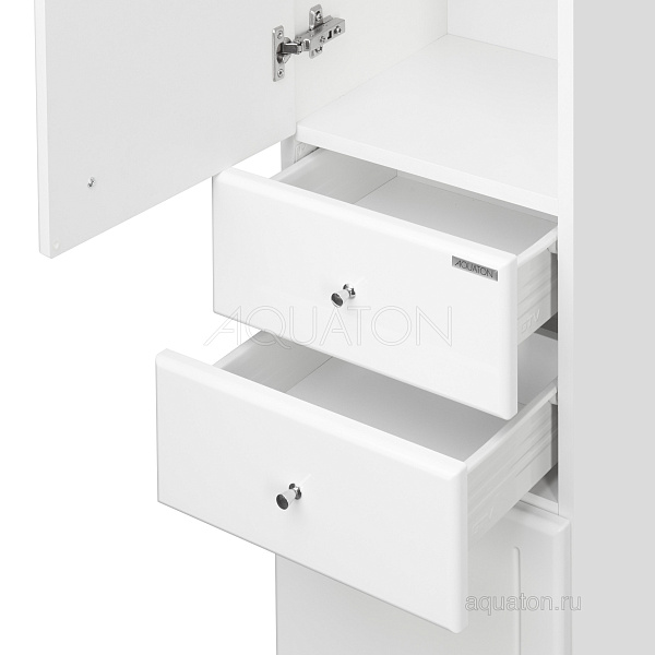 Шкаф-пенал напольный Aquaton "Минима М" L белый