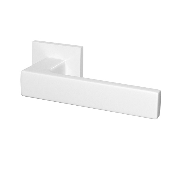 Дверная ручка на квадратной розетке Armadillo K.USS52.SKY (SKY USS) WH-19 белый