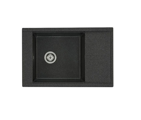 Кухонная мойка Aquaton Делия 78 1A715132DE210 графит
