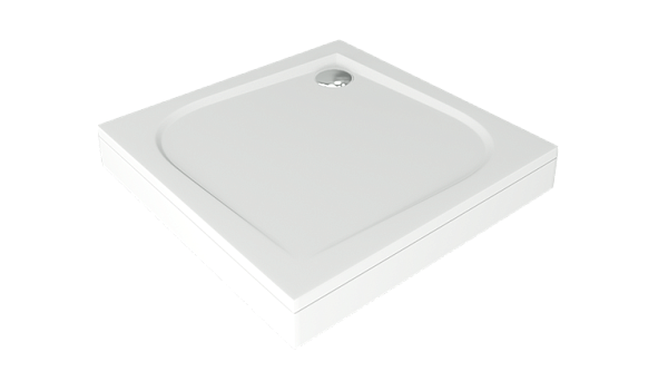 Душевой поддон Good Door Квадро 90x90 + ножки + экран + слив Ф85